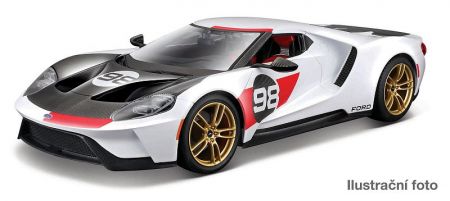 Maisto - 2021 Ford GT Heritage, bílá, 1:18 DS12432788