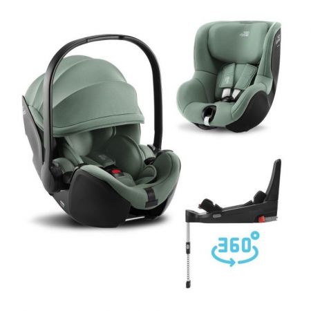BRITAX RÖMER Set Baby-Safe 5Z + Flex Base 5Z + Dualfix 3 i-Size -Jade Green 