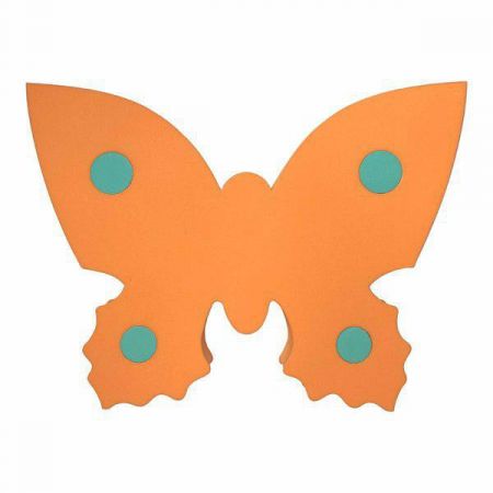 Comfy Plavecká deska Motýl 390x300x38 mm Oranžová