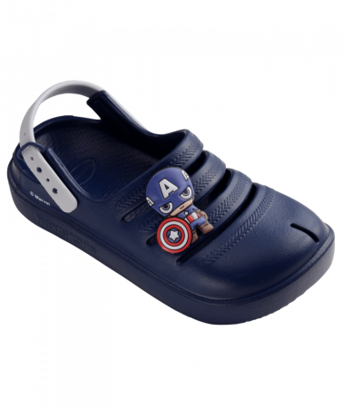 Havaianas chlapecké pantofle/nazouváky Marvel 4148460 Navy Blue Velikost: 35/36 Marvel Do vody