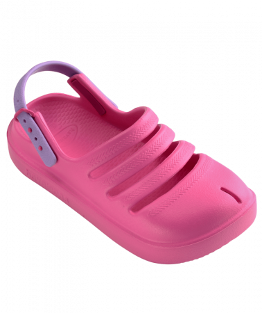 Havaianas dívčí pantofle/nazouváky 4148260 Pink Flux/Prisma Purple Velikost: 35/36 Pohodlné Do vody