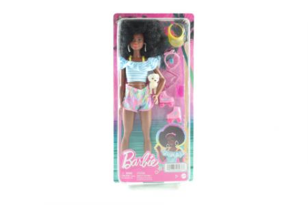 Barbie Deluxe Módní panenka-Trendy bruslařka HPL77 DS19779520