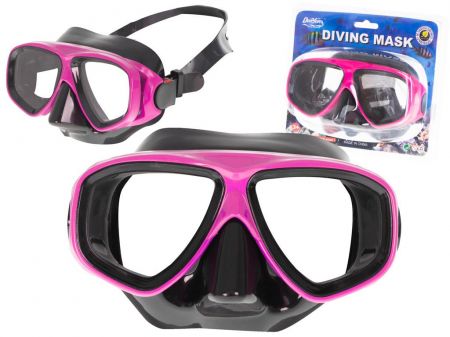 KIK Potápěčská maska plavecké brýle růžové KX5575