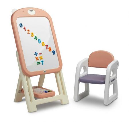 Toyz Vzdělávací tabule TED s růžovou židlí
