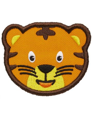 Dětský odznáček na suchý zip Affenzahn Velcro badge Tiger - yellow