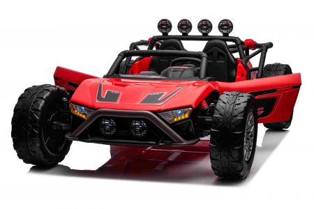 Elektrická bugina Monster RACING 400W XXL červená
