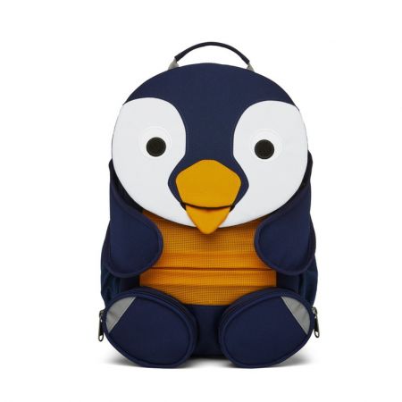 Dětský batoh do školky Affenzahn Large Friend Penguin- dark blue