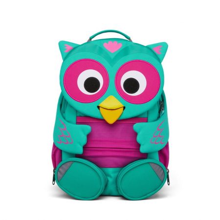 Dětský batoh do školky Affenzahn Large Friend Owl- turquoise