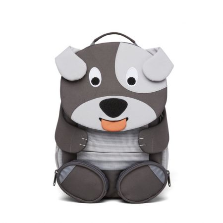 Dětský batoh do školky Affenzahn Large Friend Dog- grey
