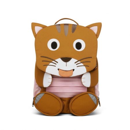 Dětský batoh do školky Affenzahn Large Friend Cat- brown