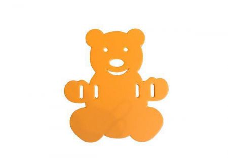 Matuška Dena Plavecká deska Baby medvídek 280 x 300 x 38 mm Oranžová