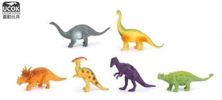 Zvířátka figurky dinosauři 6 ks set 15 cm