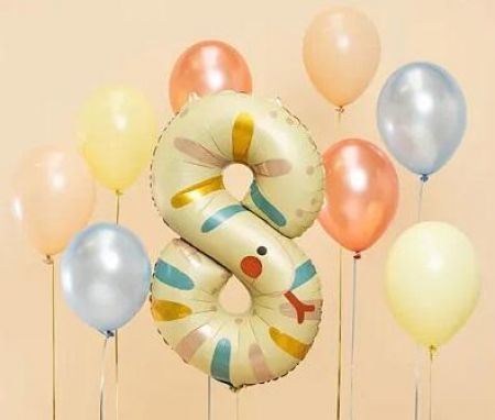 KIK Fóliový narozeninový balónek číslo 