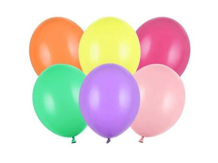 KIK Balónky silné 27cm pastelové mix barev 100ks KX4552