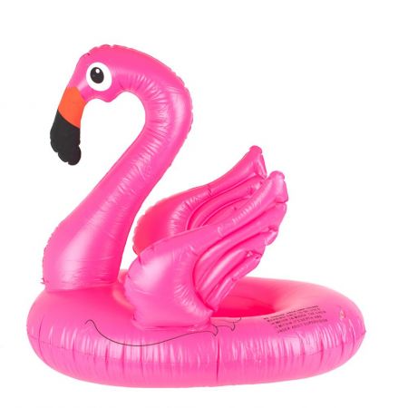 KIK Nafukovací dětské pontonové kolo flamingo KX6787