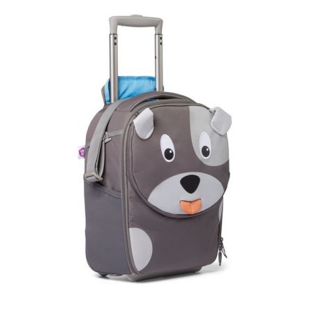 Dětský cestovní kufřík Affenzahn Suitcase David Dog - grey