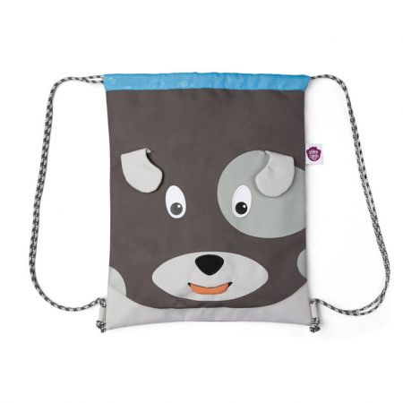 Dětský batůžek Affenzahn Kids Sportsbag Dog - grey
