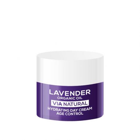 Hydratační denní krém proti stárnutí s organickým levandulovým olejem Lavender 50ml