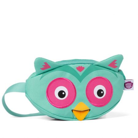 Dětská ledvinka Affenzahn Hip-Bag - Olivia Owl - turquoise