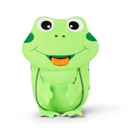 Batůžek pro nejmenší Affenzahn Small Friend Frog - neon green