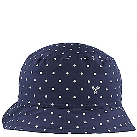 RDX Dívčí letní klobouk tečky Tmavě modrá Vel. 54