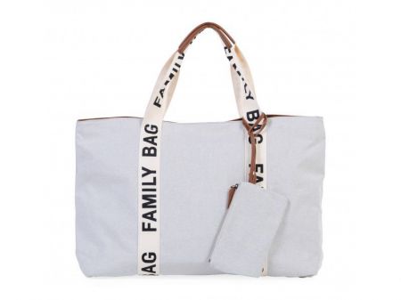 Childhome Cestovní taška Family Bag Canvas-Off White