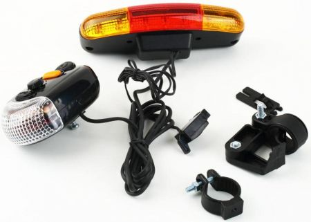 KIK Světla pro jízdní kola s indikátorem - sada KX9106