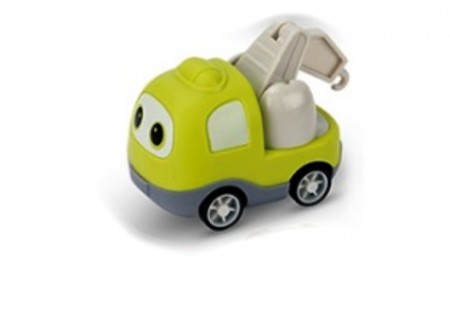 Stavební mini autíčko na setrvačník Tulimi - zelené