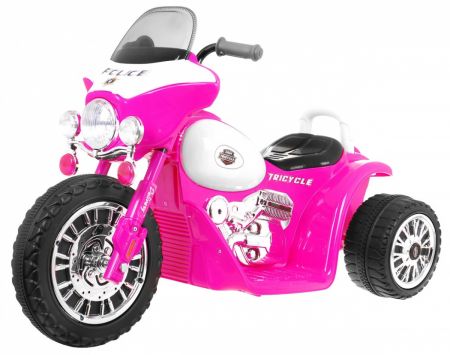 Ramiz Dětská elektrická motorka Harley 6V růžová JT568