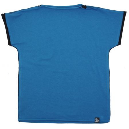 tyrkysové bavlněné tričko s krátkým rukávem - 1-3 roky