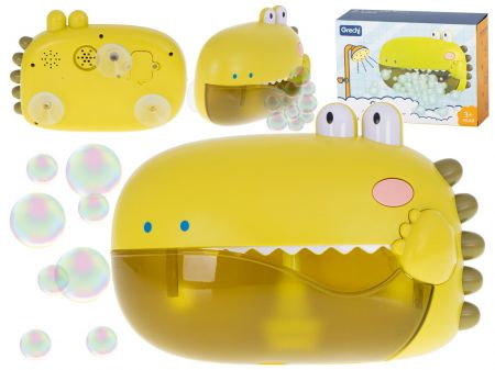KIK Pěnová hračka do koupele krokodýl s generátorem bublinek KX5904