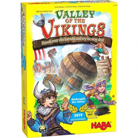 Haba Společenská hra pro děti Údolí Vikingů - ocenění: „Dětská hra roku 2019“.