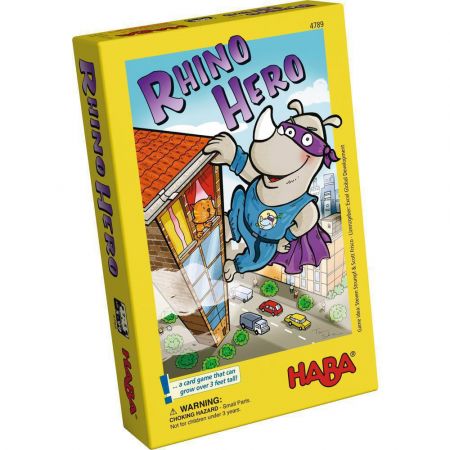 Haba Společenská hra pro děti Rhino Hero