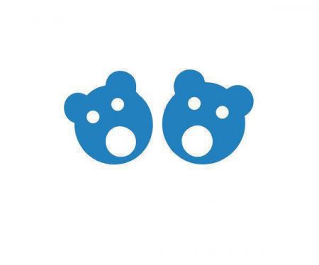 Matuška Dena Nadlehčovací kroužky Baby medvídek 160 x 38 mm Modrá