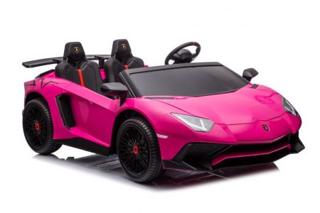 Dětské elektrické autíčko Lamborghini Aventador SV 400W růžové