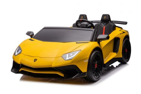 Dětské elektrické autíčko Lamborghini Aventador SV 400W žluté