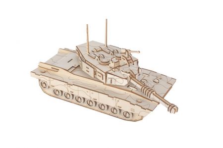 Woodcraft construction kit | Woodcraft Dřevěné 3D puzzle Tank M1 Abrams DS44092946