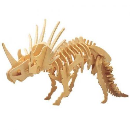 Woodcraft construction kit Woodcraft Dřevěné 3D puzzle Styracosaurus