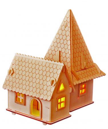 Woodcraft construction kit | Woodcraft Dřevěné 3D puzzle Evropská vila D DS32281536