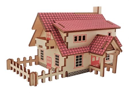 Woodcraft construction kit | Woodcraft Dřevěné 3D puzzle Ranč DS15447596