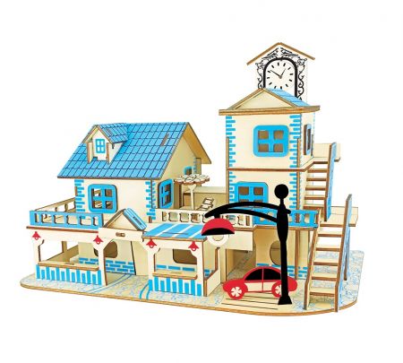 Woodcraft construction kit | Woodcraft Dřevěné 3D puzzle Přímořská destinace DS18225678