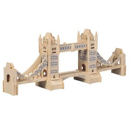 Woodcraft construction kit | Woodcraft Dřevěné 3D puzzle slavné budovy Tower Bridge DS10375395