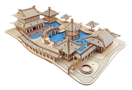 Woodcraft construction kit | Woodcraft Dřevěné 3D puzzle Zahrady Suzhou DS74073281