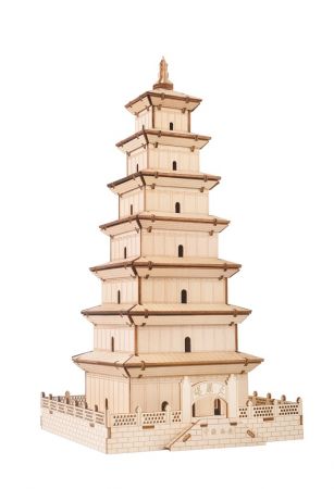 Woodcraft construction kit | Woodcraft Dřevěné 3D puzzle Velká pagoda divoké husy DS34586004