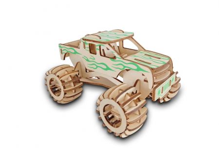 Woodcraft construction kit | Woodcraft Dřevěné 3D puzzle Monster truck DS38829794