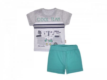 Chlapecký letní set - souprava tričko a kraťasy potisk COOL 68 cm