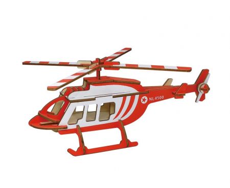 Woodcraft construction kit Woodcraft Dřevěné 3D puzzle Přepravní vrtulní
