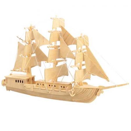 Woodcraft construction kit | Woodcraft Dřevěné 3D puzzle loď plachetnice P049 DS40894336