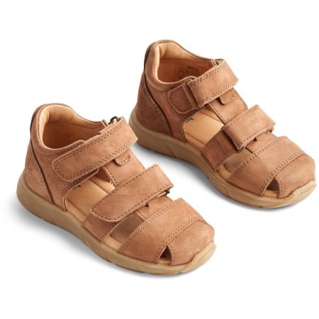 Wheat dětské sandály Figo 427 - cognac Velikost: 35 Přírodní kůže