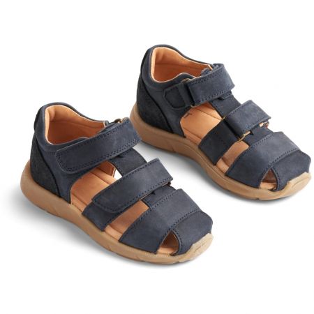 Wheat dětské sandály Figo 427 - navy Velikost: 35 Přírodní kůže